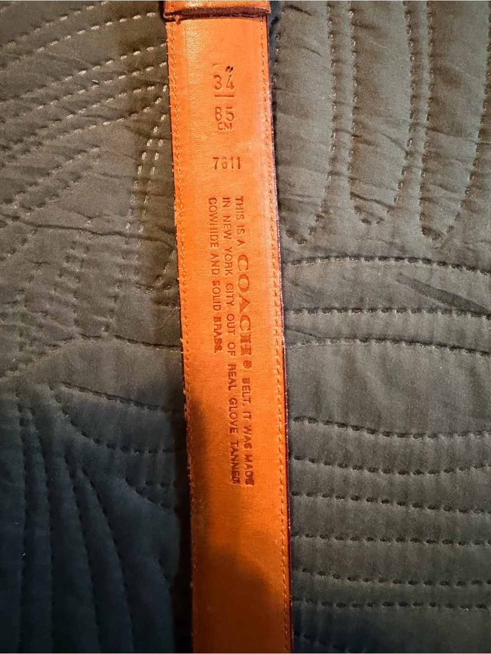 Coach genuine leather